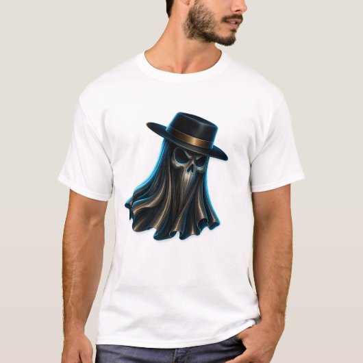 Donkere Ghost Cowboyhoed T-Shirt  (Voorkant)