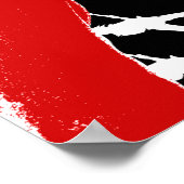 Donkere gitaarPoster Poster (Hoek)