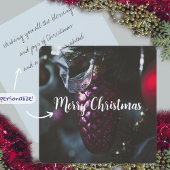 Donkere glamour Vrolijk kerstfeest