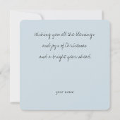 Donkere glamour Vrolijk kerstfeest (Achterkant)