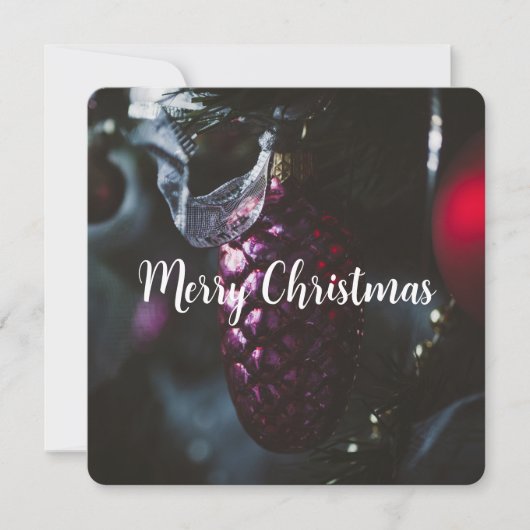 Donkere glamour Vrolijk kerstfeest (Voorkant)