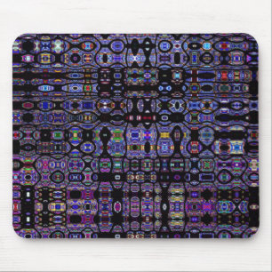 Donkere Glas in lood Abstracte Mousepad Muismat