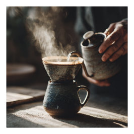 Donkere glazuur overgietritueel foto afdruk