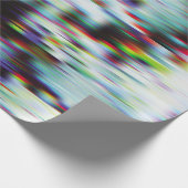 Donkere glitch achtergrond, illustratie. Zwart, bl Cadeaupapier (Hoek)