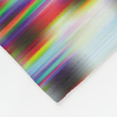 Donkere glitch achtergrond, illustratie. Zwart, bl Fleece Deken (Hoek)