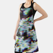 Donkere glitch achtergrond, illustratie. Zwart, bl Schort (Insitu)