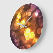 Donkere gloed acrylwandklok grote klok (Hoek)