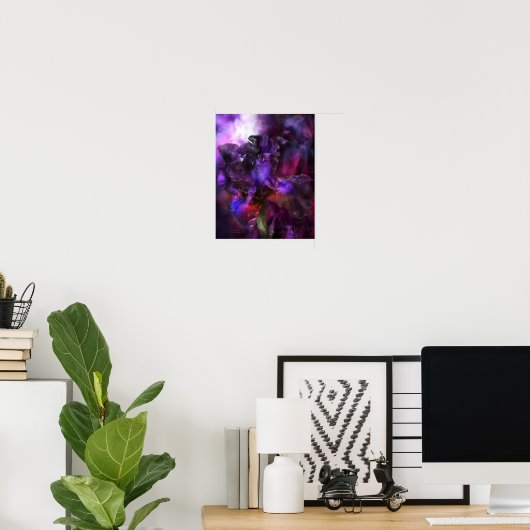 Donkere godin - Iris Fine Art Poster/Afdruk Poster (Thuiskantoor)