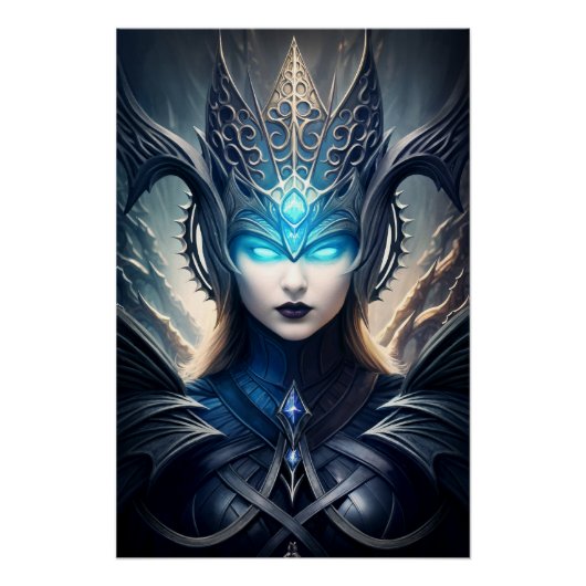 Donkere godin van de schemering, beschermster van  perfect poster (Voorkant)