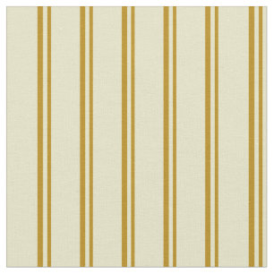 Donkere Goldenrod en Bleek Goldenrod Striped Patte Stof