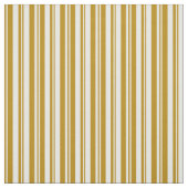 Donkere Goldenrod en witte streped/Lined Pattern Stof (Swatch)