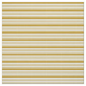 Donkere Goldenrode en Mint Cream Stripes Pattern Stof (Swatch)