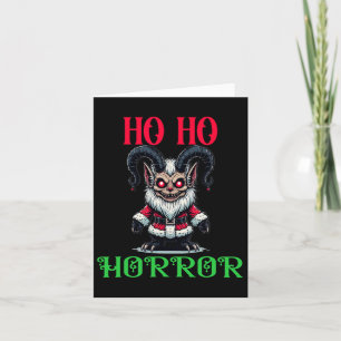 Donkere Goth Festieve Sfeer Ho Ho Horror Krampus K Kaart