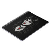 Donkere goth vrouw notitieboek (Linkerzijde)