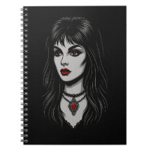 Donkere goth vrouw