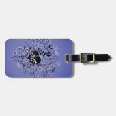 Donkere gothic Abstract Whimsical Fixed Broken Hea Bagagelabel (Voorkant horizontaal)