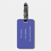 Donkere gothic Abstract Whimsical Fixed Broken Hea Bagagelabel (Achterkant verticaal)