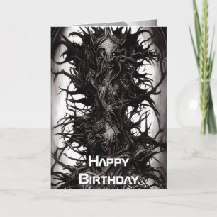 Donkere Gothic Art Dark Vile Biomatter Kaart