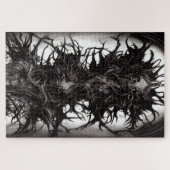 Donkere Gothic Art Dark Vile Biomatter Legpuzzel (Horizontaal)