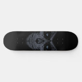 Donkere gothic dode skelet botten persoonlijk skateboard (Horizontaal)