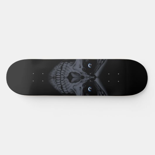 Donkere gothic dode skelet botten persoonlijk skateboard (Horizontaal)
