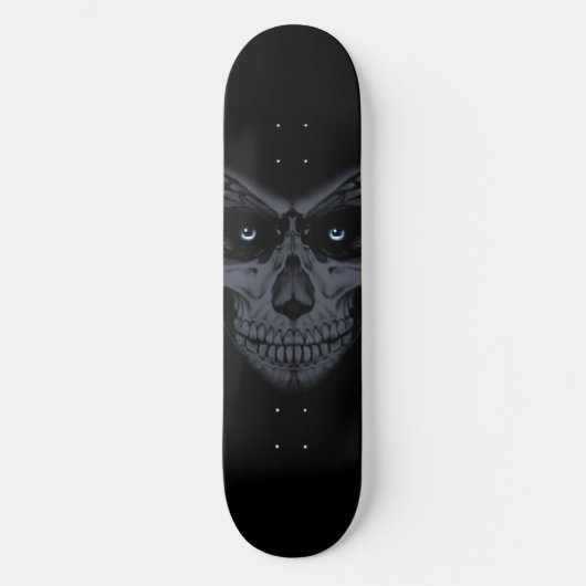 Donkere gothic dode skelet botten persoonlijk skateboard (Voorkant)