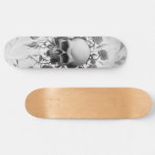 Donkere Gothic Floral Roos Persoonlijk Skateboard (Horizontaal)