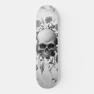 Donkere Gothic Floral Roos Persoonlijk Skateboard