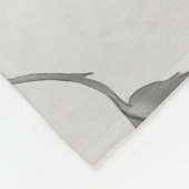 Donkere Gothic Floral Roos Skull Fleece Deken (Hoek)