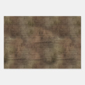 Donkere Gothic Grunge Pattern Inpakpapier Vel (Voorkant 3)