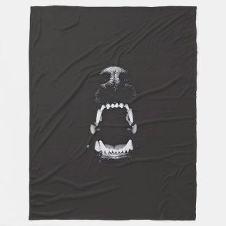 Donkere Gothic Hell Hound Fantasy Art Fleece Deken