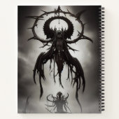 Donkere Gothic Horror Art: Donkere mannen Notitieboek (Achterkant)