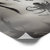 Donkere Gothic Horror Art: Donkere mannen Poster (Hoek)