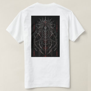 Donkere Gotische Cybersigilism Rode Oog Occulte St T-shirt