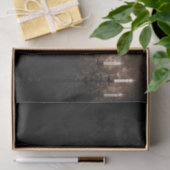 Donkere Gotische Damast Behang Decoupage Papier –  (Geschenk)