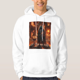 Donkere Gotische Oogster Mysterieuze Fantasie Kuns Hoodie