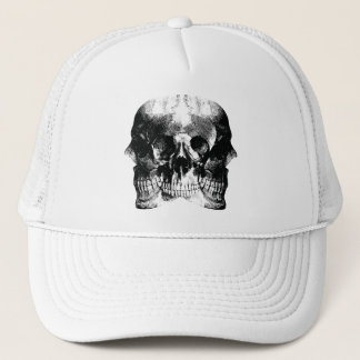 Donkere Gotische Schedel Kunst Trucker Pet