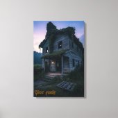 Donkere Gotische Schemering Horror Canvas Afdruk (Voorkant)