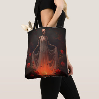Donkere Gotische Skelet Bruid Boodschappentas – Gr Tote Bag