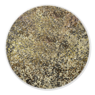 Donkere goudglitter Crackle Moderne Chic Glam Spar Keramische Knop