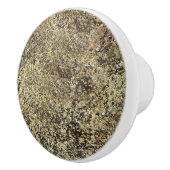 Donkere goudglitter Crackle Moderne Chic Glam Spar Keramische Knop (Rechts)