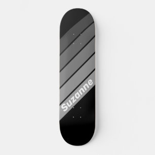 Donkere Gradiënt met Naam Persoonlijk Skateboard