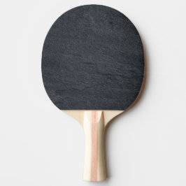 Donkere granieten steen eenvoudig tafeltennisbatje