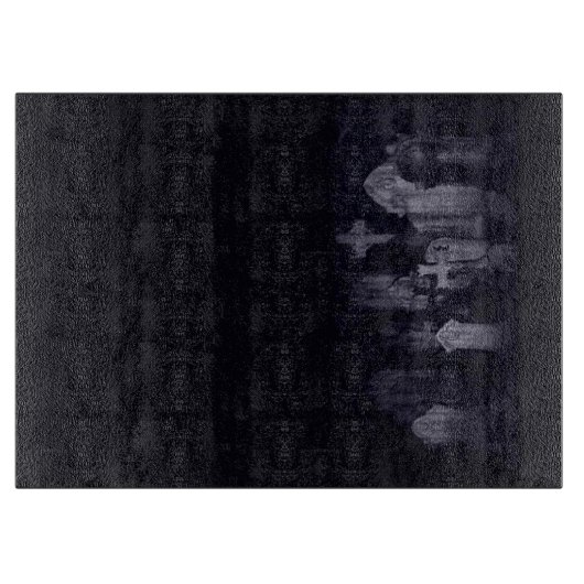 Donkere Graveyard snijplank (Voorkant)