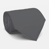 Donkere grijs kleur stropdas (Opgerold)