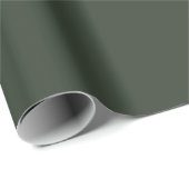 Donkere grijsgroene kleuraccent cadeaupapier (Rol Hoek)