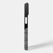 Donkere grijze metallische blik geometrische patro Case-Mate iPhone case (Achterkant / Rechts)