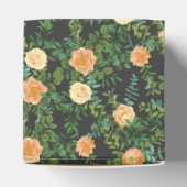 Donkere grijze pperbruiloft Modern Floral Bedankdoosjes (Bovenkant)