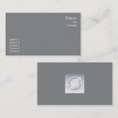 Donkere grijze vlek - zakelijk visitekaartje (Voorkant / Achterkant)