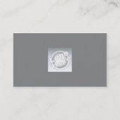 Donkere grijze vlek - zakelijk visitekaartje (Achterkant)
